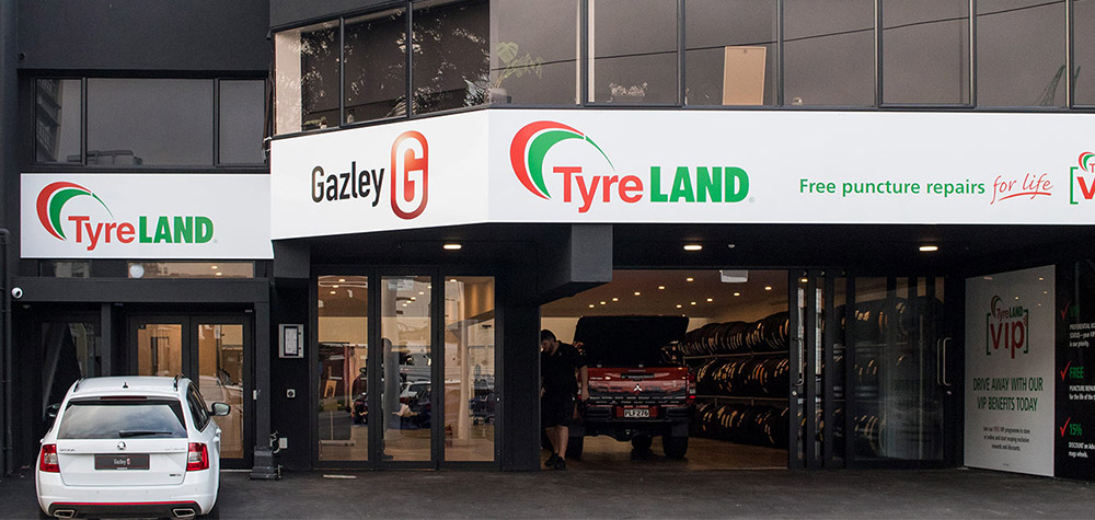 Gazley Tyres shop front