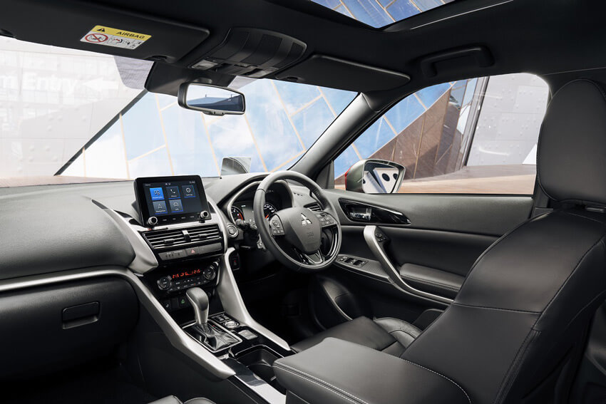 Right hand drive interior of a 2020 Eclipse Cross