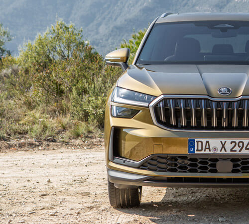 Front view of a new Kodiaq SUV