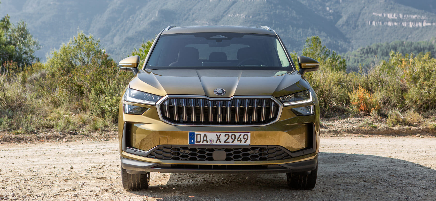 Front view of a new Kodiaq SUV